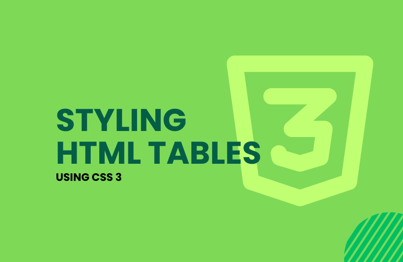 8+ Best Examples of CSS for HTML Tables | Style